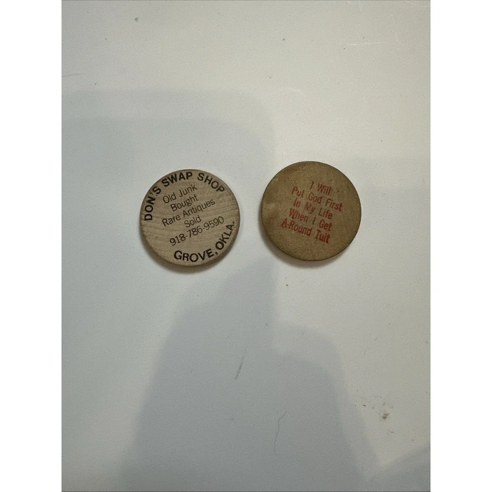 A Round Tuition‎ And Wooden Nickel